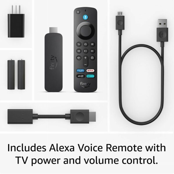 Amazon Fire TV Stick 4K (Newest gen), supports Wi-Fi 6, Dolby Vision/Atmos, HDR10+