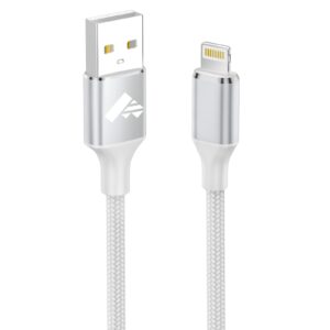iPhone Charger Cable 2M, MFi Certified Lightning Cable Fast Charging iPhone Charger Nylon USB iPhone Charging Cable Lead for iPhone
