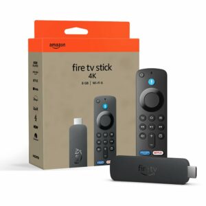 Amazon Fire TV Stick 4K (Newest gen), supports Wi-Fi 6, Dolby Vision/Atmos, HDR10+