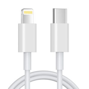 3M USB C to Lightning Cable [Apple MFi Certified] iPhone Fast Charger Cable USB-C Charging Cord for iPhone