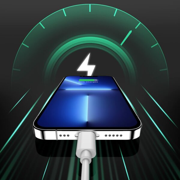 2Pack 1.8M Charger Cable [Apple MFi Certified] 6 Foot, 2.4A Lightning to USB Fast Charging Lead for iPhone, iPad and iPod