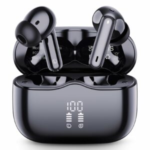 Wireless Earbuds, Bluetooth 5.3 Headphones in Ear with HiFi Stereo Deep Bass, 40H Playtime Wireless Earphones mit 4 ENC Noise Cancelling Mic