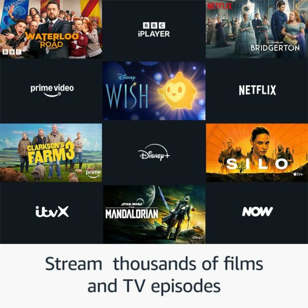 Amazon Fire TV Stick 4K (Newest gen), supports Wi-Fi 6, Dolby Vision/Atmos, HDR10+