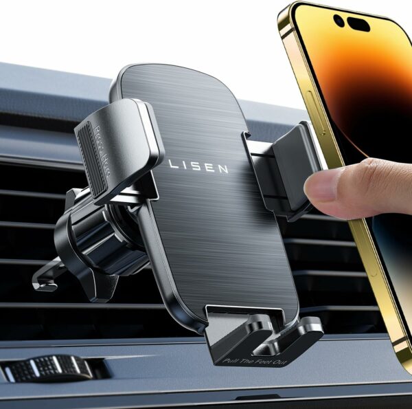 Car Phone Holder, Mobile Phone Holder for Cars Air Vent, [360° Rotation] [Ultra Stable] LISEN Car Phone Mount for iPhone and Samsung