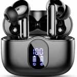 Wireless Earbuds, Bluetooth 5.3 Headphones In Ear with 4 ENC Noise Cancelling Mic, Btootos New Bluetooth Earbuds Mini Deep Bass Stereo Sound
