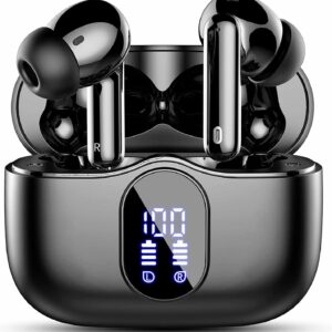 Wireless Earbuds, Bluetooth 5.3 Headphones In Ear with 4 ENC Noise Cancelling Mic, Btootos New Bluetooth Earbuds Mini Deep Bass Stereo Sound