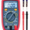 AstroAI Digital Multimeter Voltmeter Ohmmeter Ammeter Multi Tester Meter with Backlit LCD Electronic Test Meter Measures Voltage