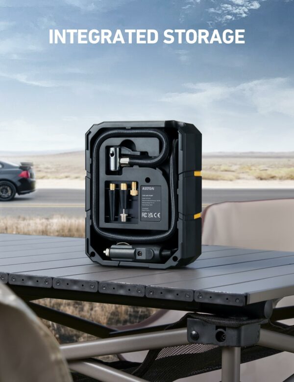 AstroAI Tyre Inflator Air Compressor 12V DC, Digital Car Tyre Pump 150 PSI, Preset Tyre Pressure & Auto Shutoff, Electric Air Pump