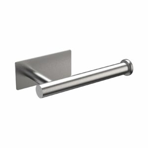 Chrome Toilet Roll Holder Wall Mounted, Self Adhesive Toilet Paper Holder for Bathroom & Kitchen, Waterproof, No Drilling