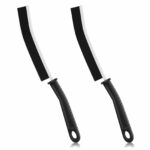 Crevice Cleaning Brush, 2 Pcs Bathroom Crevice Gaps Cleaning Brush Groove Crevice Cleaning Tool for Narrow Corners in Home Kitchen Bathroom