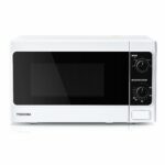 TOSHIBA 20 Liter 800W Manual Control Solo Small Microwave, Compact with 5 Power Levels, Automatic Defrost Function