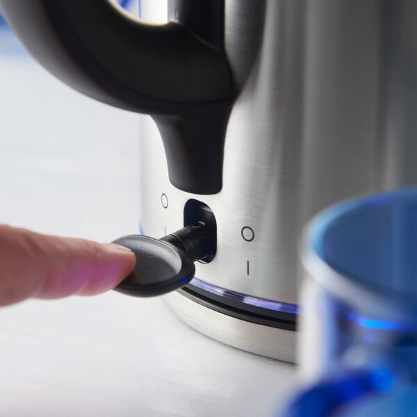 Russell Hobbs Brushed Stainless Steel Electric 1.7L Cordless Kettle