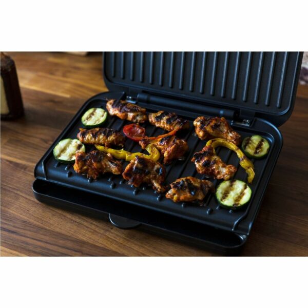 George Foreman Medium Electric Fit Grill Non stick, Healthy, Griddle, Toastie, Hot plate, Panini, BBQ, Energy saving
