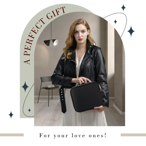 Makeup Bag Cosmetic Case Vanity Travel Beauty Box Make Up Train Case Hairdressing Tools Organiser