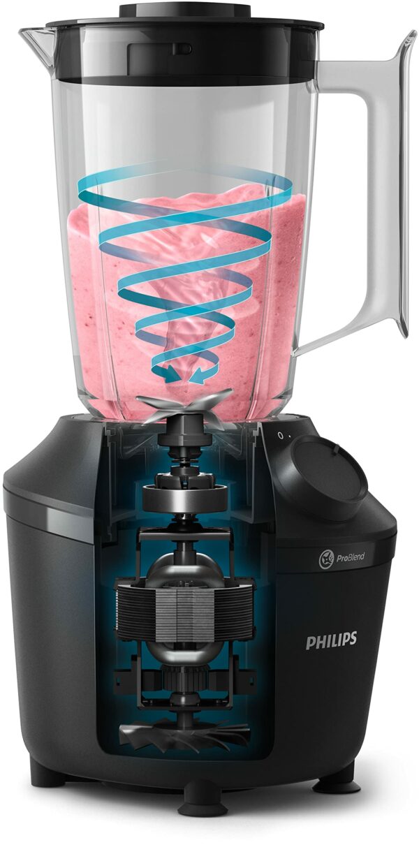 Philips Blender 3000 Series, ProBlend System, 1.9L Maximum Capacity