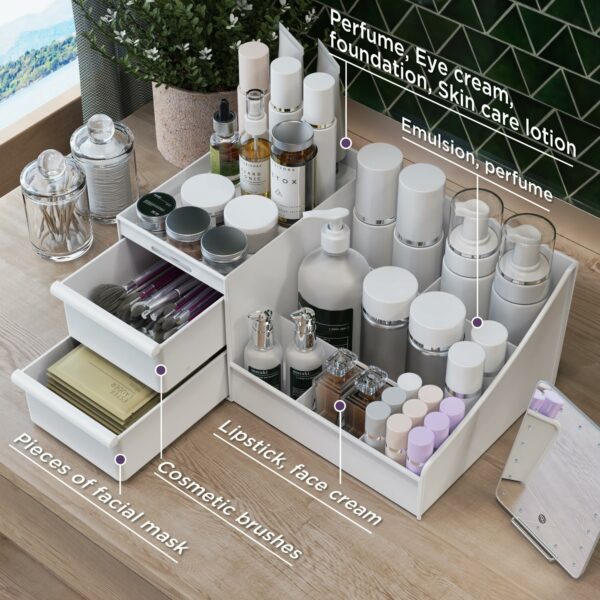 Makeup Organizer Storage Drawers, Large Capacity Cosmetic Organisers