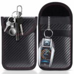 Faraday Pouch for car Keys, Faraday Bag, Car Key Signal Blocking Pouch, Keyless Entry Car Keys Case, RFID Blocker Bag