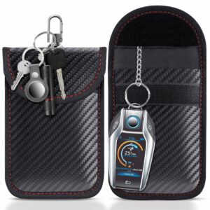 Faraday Pouch for car Keys, Faraday Bag, Car Key Signal Blocking Pouch, Keyless Entry Car Keys Case, RFID Blocker Bag