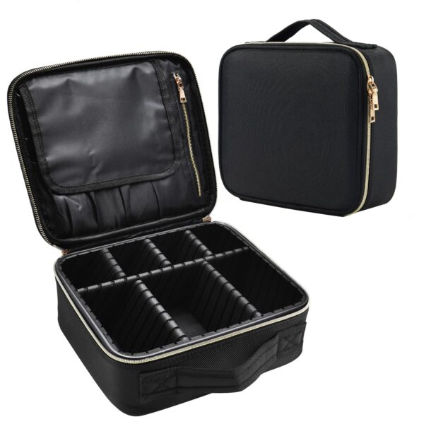 Makeup Bag Cosmetic Case Vanity Travel Beauty Box Make Up Train Case Hairdressing Tools Organiser