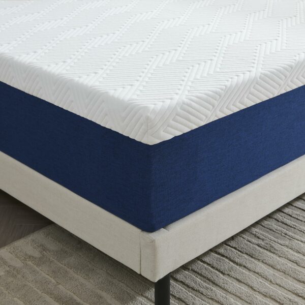 Double Mattress Gel Memory Foam Pressure Relieving Breathable 135cm x 190cm x 25cm