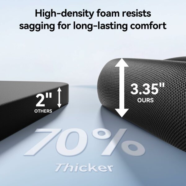 Ergonomic Office Chair with Adjustable Headrest & Lumbar Support – Pure Black