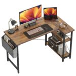 L Shaped Gaming Desk 100×70 cm Computer Desk with Storage Bag