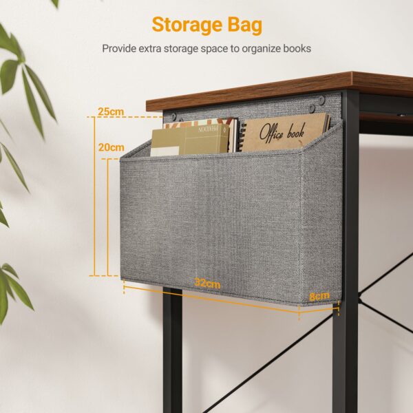 L Shaped Gaming Desk 100×70 cm Computer Desk with Storage Bag